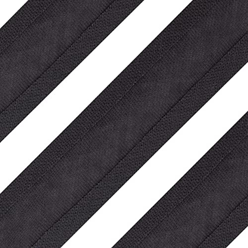Realm Bias Binding Tape, Cotton, 1 Inch / 25mm - 5 Metres (Graphite)