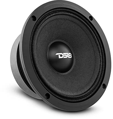 DS18 1 PRO-ZXi6M Midrange 16.5 cm 165 mm 6.5 Inch 300 Watt RMS 600 Watt Max Impedance 8 Ohm Sensitivity 97 dB SPL Party Speaker Home 1 Piece