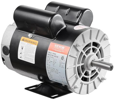 VEVOR 5HP SPL Air Compressor Electric Motor 230V 17.6Amps 56 Frame 3450RPM