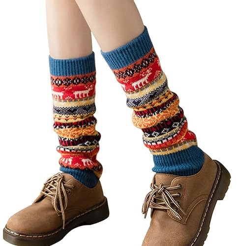 Beinstulpen Für Damen,Gestrickte Beinlinge Für Den Winter,Lange Gestrickt Beinwärmer,Leg Warmers Ballet,Beinwärmer, Knöchelwärmer Für Ballett, Fitness, Yoga,Maskerade,Damen Und Mädchen, (A)