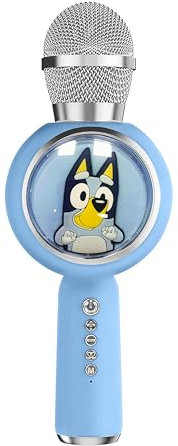 OTL Technologies Bleuy - Micrófono de Karaoke con Altavoz inalámbrico y Luces LED