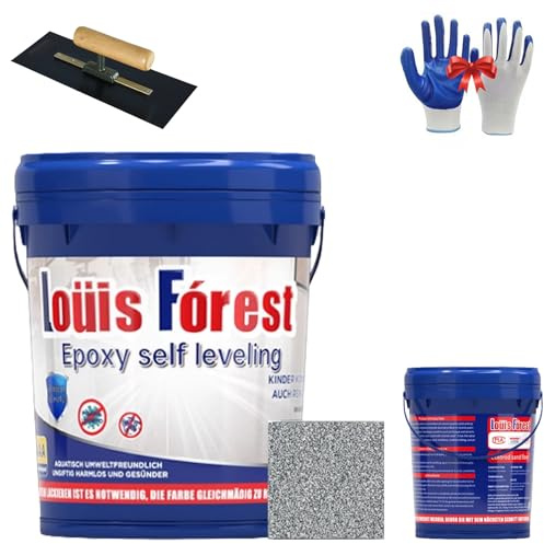 Högblank Epoxifärg För Golv, Marmorfärg För Garagegolv, Vattentät Och Halkfri Golvfärg, Slitstark Epoxihartsfärg (Dark Gray)