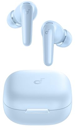 soundcore P31i by Anker, adaptives Noise Cancelling in Echtzeit, Hi-Res Sound, kabellose Bluetooth-Kopfhörer, Übersetzungskopfhörer, 50h Spielzeit, kabellose Bluetooth Earbuds (Blau)