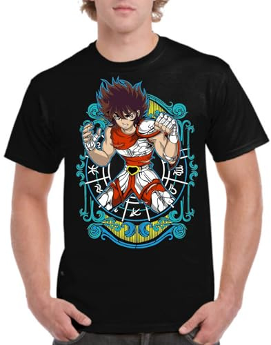 the Fan Tee Camiseta de Adulto de Hombre Dibujos Animados Zodiaco Caballeros de Atenea 111