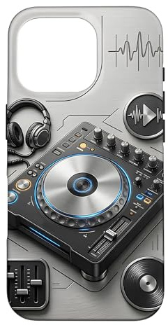 Custodia per iPhone 16 Pro Cool DJ Controller Audio Mixer Musica Elettronica