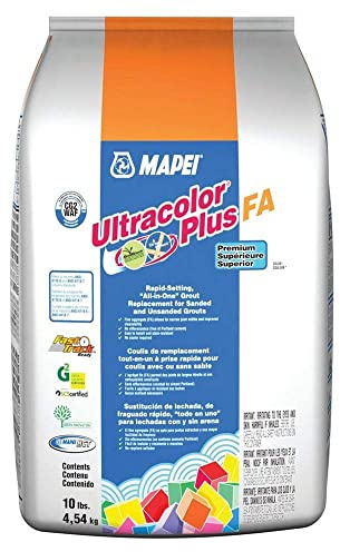 Mapei Ultracolor Plus FA Rapid-Setting Grout 10 lb Bag (Pearl Gray)