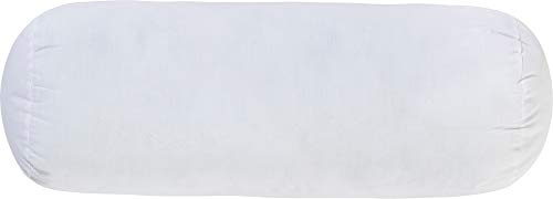 Erwin Müller Nackenrolle Lech mit Faserfüllung weiß Größe 40x15 cm Ø - optimaler Feuchtigkeitsabtransport, pflegeleicht, hygienisch waschbar, Polycotton-Bezug