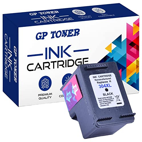 Druckerpatronen kompatibel mit HP 304 XL für DESKJET 2620 2630 2633 3700 3720 3730, Menge:1x Schwarz