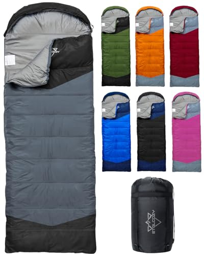 ETGLCOZY Sleeping Bags for Adults Cold Weather & Warm - Backpacking Camping Sleeping Bag for Kids 10-12 Girls Boys, Lightweight Compact for Outdoor & Indoor
