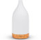 Dreamhigh® Aroma Diffuser Keramik 100ML, Weißer Ultraschall Aroma Diffuser Für ätherische Öle mit 7-farbigem LED-Licht, Luftbefeuchter Elektrisch Duftlampe, Timer, Abschaltautomatik