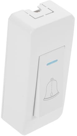 ANDRESLAD Doorbell Switch Controller Wired Switching Push-Button for Doorbells No Door Switch Easy to Install
