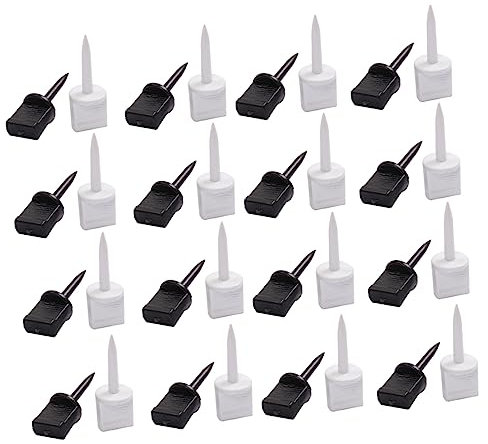 UPKOCH 30 Stück Nylon Papiernägel Aus Leichtem Material Fester Halt Outdoor Zubehör Für Pfeilziele Und Papierfixierung