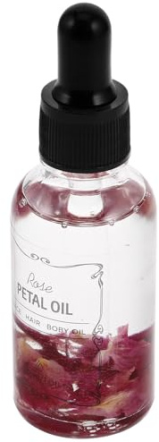 DECORNIJIA Aceite Esencial de Rosa Mosqueta para Capilar y Facial Propiedades Antiedad y Brillo, en Envase de Vidrio para Rutina de Belleza
