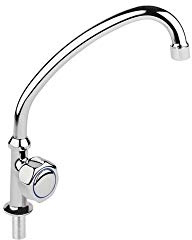 RUBINETTO CUCINA A COLONNA CON MANOPOLA SOLO ACQUA FREDDA 1/2