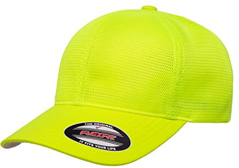 Flexfit Herren 360 Omnimesh Cap, Neongelb, L/XL
