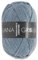Frida's Wollhaus Lana Grossa 150 g Meilenweit 6-fach 150 Sockenwolle Stricken Garn 19 Farben (9226 | Graublau meliert)