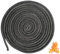 Ofen Dichtschnur, Φ 6mm x 4m Ofendichtschnur, Kamindichtung Dichtungsband für Kaminofen Ofendichtung Feuerfest mit Ofendichtschnurkleber für Kaminofen Kamin Smoker Grill Rohrisolation