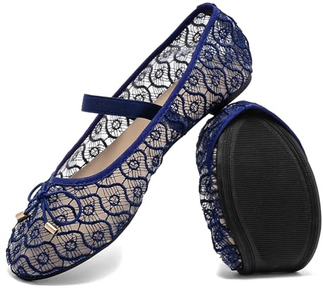Pelbiuqik Bailarinas Mujer Verano – Zapatos Planos Punta Redonda, Cómodos y Plegables con Planta Acolchada