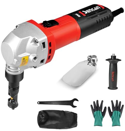16 Gauge Sheet Metal Cutter 1900RPM Brushless Motor | Replaced Blades for Cutting Aluminium, 110V Stainless Steel, PlasticïŒwith 1 additional cutter accessories