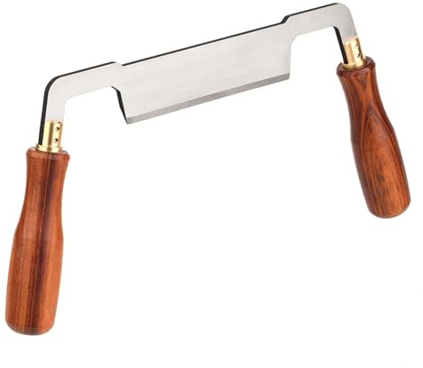 Yechiry Couteau à Dessiner, Outil de Rasage, Lame en Acier Rapide, Manche en Palissandre, Longueur de Coupe de 110 Mm pour le Façonnage de L'écorce du Bois