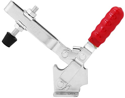 Generic Abrazadera de Palanca Fuerte Capacidad de Sujeción de Liberación Rápida Abrazadera de Tipo Vertical para Sujeción de Pruebas de, 500 Lb GH-12132 Herramientas para Trabajar Metales