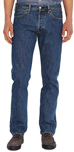 Levi's 501 Original Fit Vaqueros, Stonewash, 30W / 32L para Hombre