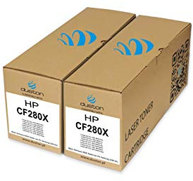 duston 2X CF280X, 80X Schwarz Toner kompatibel mit HP Laserjet Pro 400 M401 Series HP Laserjet Pro 400 M425DW