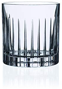 Timeless Italian Crystal Lot de 6 verres à whisky double style ancien 36 cl