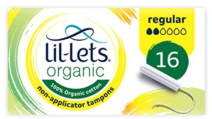 Lil-Lets 16 Organic Non-Applicator Tampons Regular