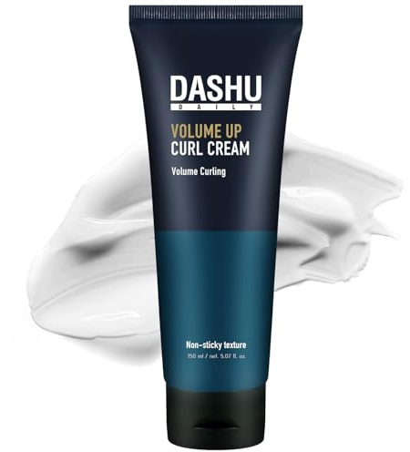 DASHU Daily Volume Up Curl Cream Oz Hair Styling Cream, Curl Defining Cream, Volumizing, Add Texture, Anti Frizz Styling Cream 5.07Fl