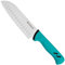 YOUSUNLONG Coltello Santoku - 177 mm - Lama in acciaio al molibdeno ad alto tenore di carbonio - Coltello da macellaio per la lavorazione della carne - Impugnatura ergonomica e antiscivolo