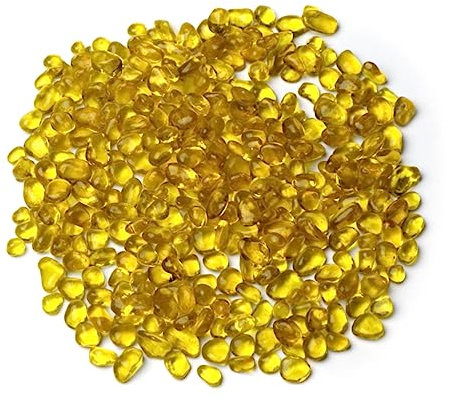 Amosfun Adorno Decorativo para Acuario y Pecera Grava De Vidrio De Colores 500 g Piedras Artificiales Decoración De Jarrón y Maceta