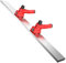 MBOGIZDN Rosso,Macchina Vibrante per calcestruzzo, con 2 Piastre raschianti Massetto Elettrico Finitura in calcestruzzo Schede per Utensili Vibra Bull Float Finisher Set per livellamento