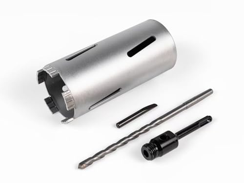 SDS PLUS diamantborrkrona M22 med spetsig gänga kärnborr DM 68 mm L 200 mm för borrhammare