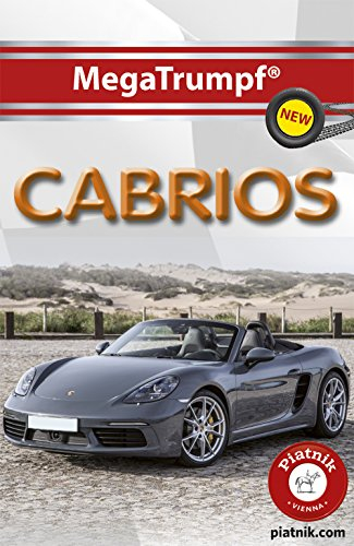 Piatnik 4236 - Quartett MegaTrumpf - Cabrios, Kartenspiel, Neu