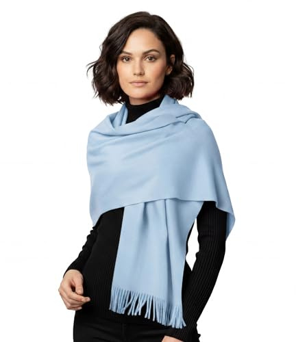 Basic Sense Châle en cachemire pour femme - Grande écharpe chaude pashmina