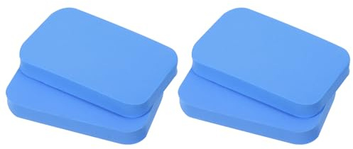 PATIKIL Mesa Tenis Goma Cuidado Esponja, 4 Paquete Ping-Pong Paleta Limpieza Esponja Raqueta Palmaditas Limpiador, Azul