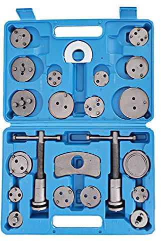 Kit de Herramientas de Retroceso de Pistón de Pinza de Freno, 22 Piezas Juego de Herramientas de Retroceso de Retroceso de Pistón de Pinza de Freno de Disco Universal para Reparación de Automóviles Re