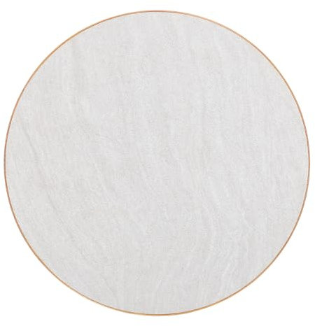 Yctze Plateau de Table Rond en Bois Massif Antidérapant pour Camping-Car, 17,7 Pouces, avec Vis de Montage, Table de Salle à Manger pour Bateaux, Yachts, Pont, Pièces de Rechange pour