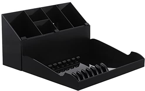 HAPINARY Hairdressing Scissor Storage Box Hair Accessory Organizer Haircut Scissor Holder Hairdressing Tool Storage Plastic