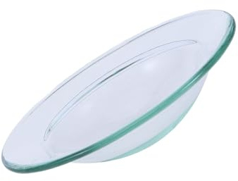 Homoyoyo Piatto Trasparente per Olio Essenziale Sostituzione Piastra Scaldacera Aromaterapia per Centri Benessere Accessorio Pratico per Sciogliere Cera