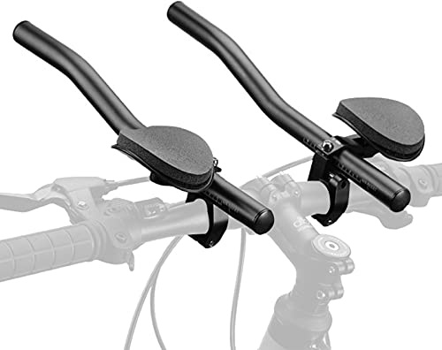 CFTGIW Rest Handlebars Adjustable Triathlon Handlebars Cycle TT Bars for Road Bike Mountain Bike Alloy for Strong Wind Duarability for Fatigue Relieves Your Riding
