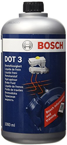 Bosch Brake Fluid DOT 3, 1 L - For Vehicles Manufactured Before 2000 - Not recommended for ABS and ESP Brakes