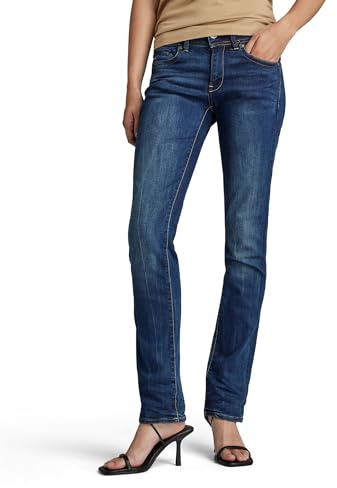 G-STAR Para Mujer Midge Saddle Straight Jeans, Azul (dk Aged D02153-6553-89), 29W / 30L
