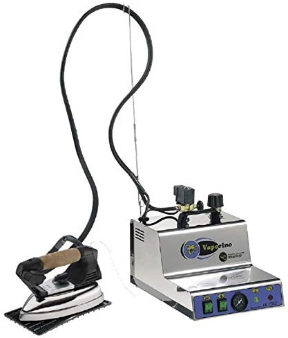 Generatore di vapore con ferro da stiro da 2,3 litri e base in teflon – NUOVO