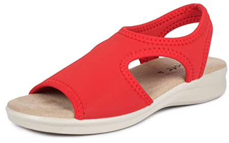 Aerosoft Sandali Stretch 05 Donna Leggero Senza pressione (rosso, 40)