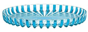 Guzzini - Vassoio tondo in bio-based plastic, Turchese, Dolcevita