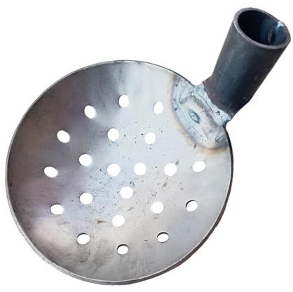 Sewer Spoon - Iron Water Ladle, Outdoor Garden Cleaning Shovel | Charcoal Ash Poker Scoop Litter Cleaning Tool, Rounded Manure Scoop, Drainage Leakage Spoon Sifting Septic Tank Tool For Home Campfires