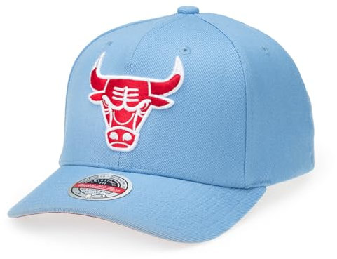 Mitchell & Ness NBA Classic Red Snapback Cap Chicago Bulls Light Blue