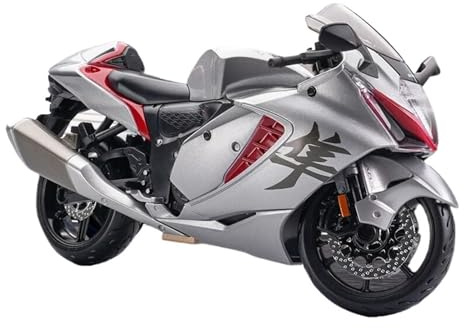 XUFQRAN Modelos a Escala Kit De Modelo De Motocicleta Suzuki Hayabusa A Escala 1:12, Producto Estático Terminado, Adornos De Colección Objetos de colección